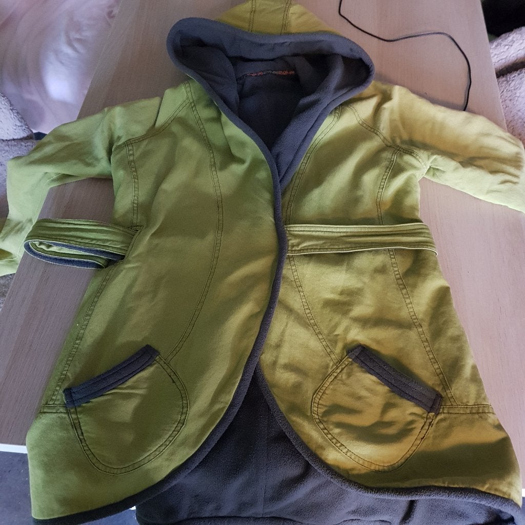 Gevoerde omslagjas, Ophalen of Verzenden, Zo goed als nieuw, Maat 38/40 (M), Groen