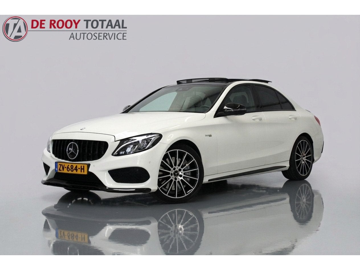 Mercedes-Benz C-Klasse AMG 43 4MATIC 468PK | RIJKLAAR | SCHA, Auto's, Leder, Bedrijf, Vierwielaandrijving, 420 pk