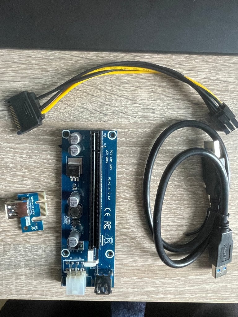 PCIe Mining Riser x1 naar x16, Overige soorten, Ophalen of Verzenden, Overige typen, Overige chipsets