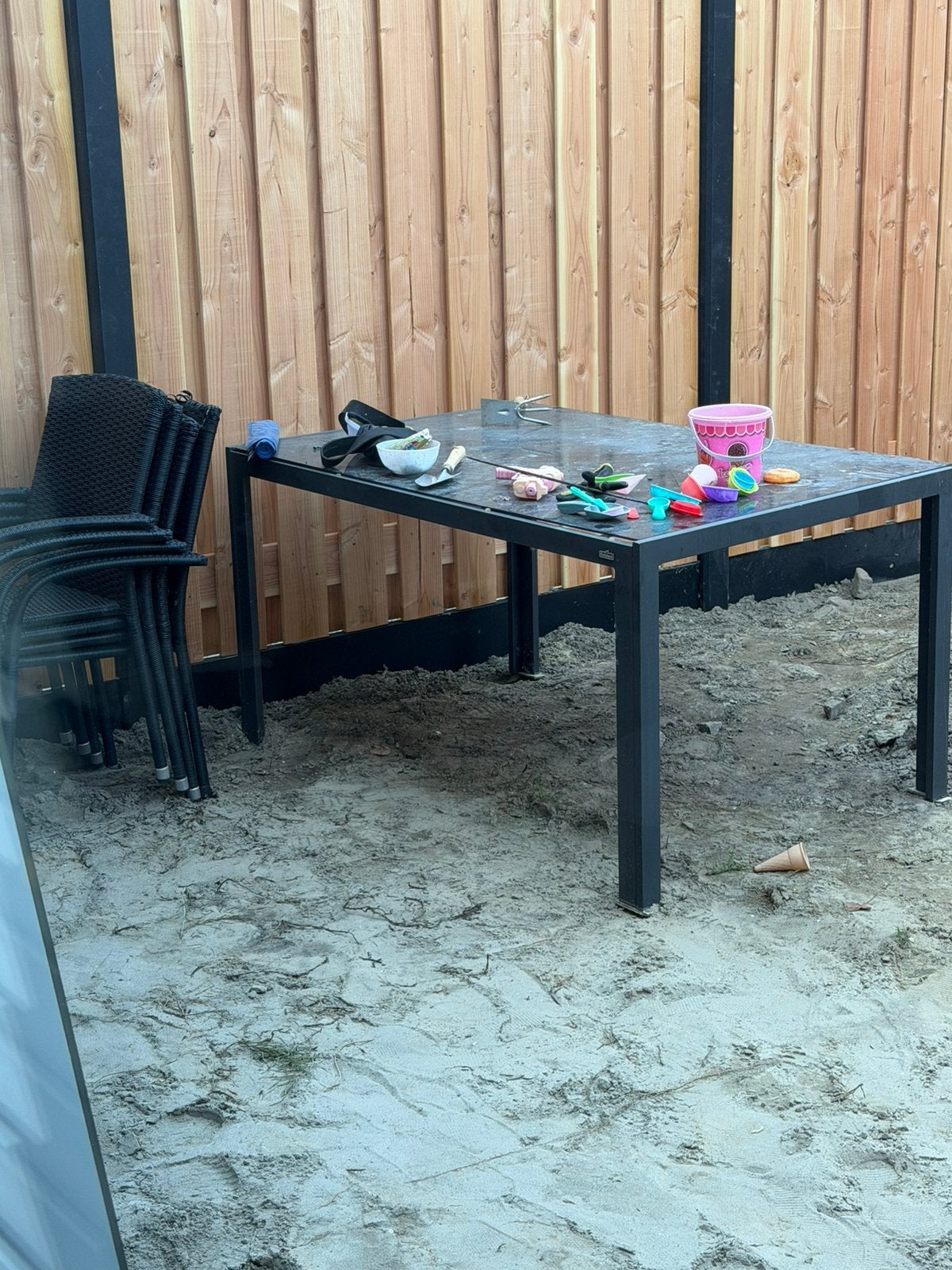 Tuintafel en stoelen, Ophalen of Verzenden, Zo goed als nieuw