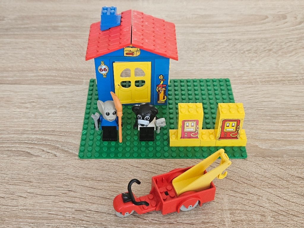 Fabuland Service Station - Lego nr. 3666, Overige thema's, Lego, Ophalen of Verzenden, Complete set