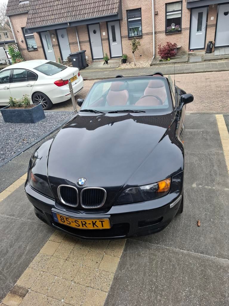 BMW Z3 2.8 Roadster wide body 1998 Zwart., Achterwielaandrijving, Elektrische stoelverstelling, 192 pk, Cabriolet
