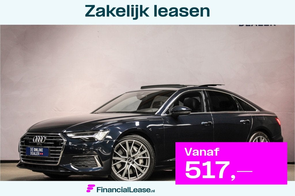 Audi A6 Limousine 50 TFSIe Quattro ProLine+ |Pano|Leder|Sfee, Automaat, Gebruikt, Euro 6, 4 cilinders