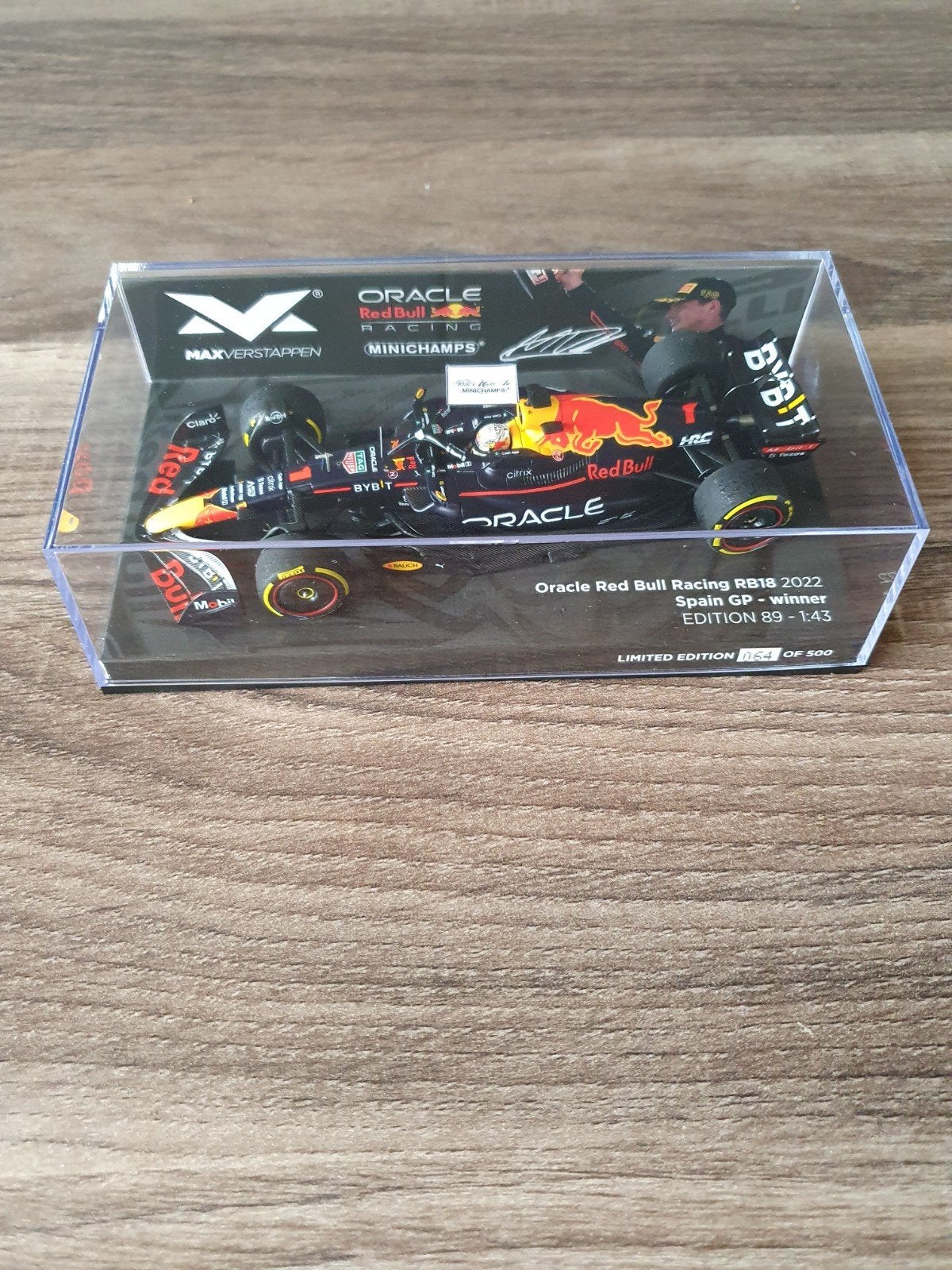 Max verstappen RB18 winnaar Spanje 2022 schaal 1/43, Verzenden, Nieuw, Formule 1