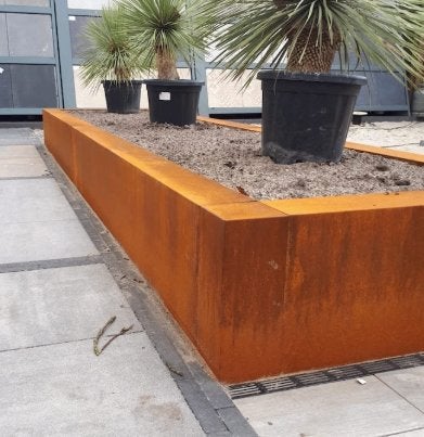 borderranden Cortenstaal, 100 cm of meer, Nieuw, Ophalen of Verzenden, Metaal