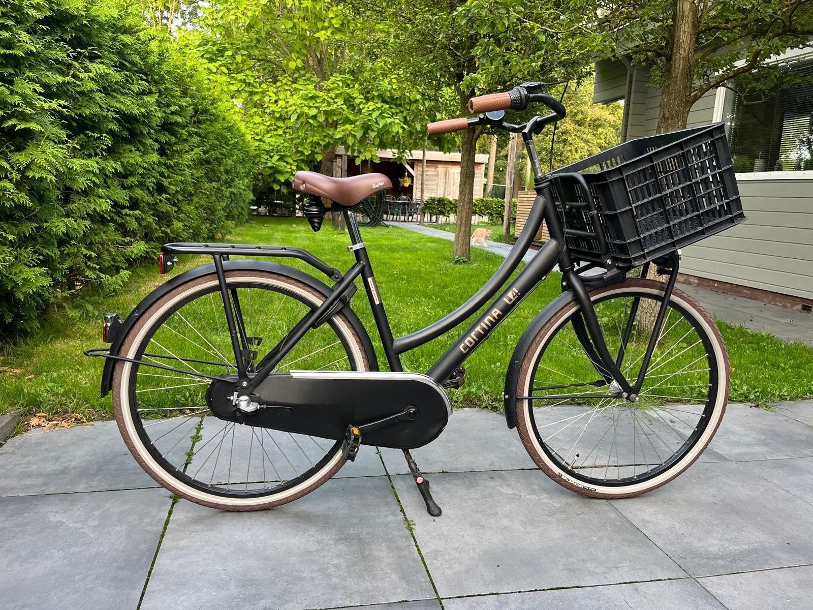 Cortina U4 Transportfiets 26 inch, Fietsen en Brommers, Fietsen | Meisjes, Terugtraprem, Versnellingen, Zo goed als nieuw, Overige merken