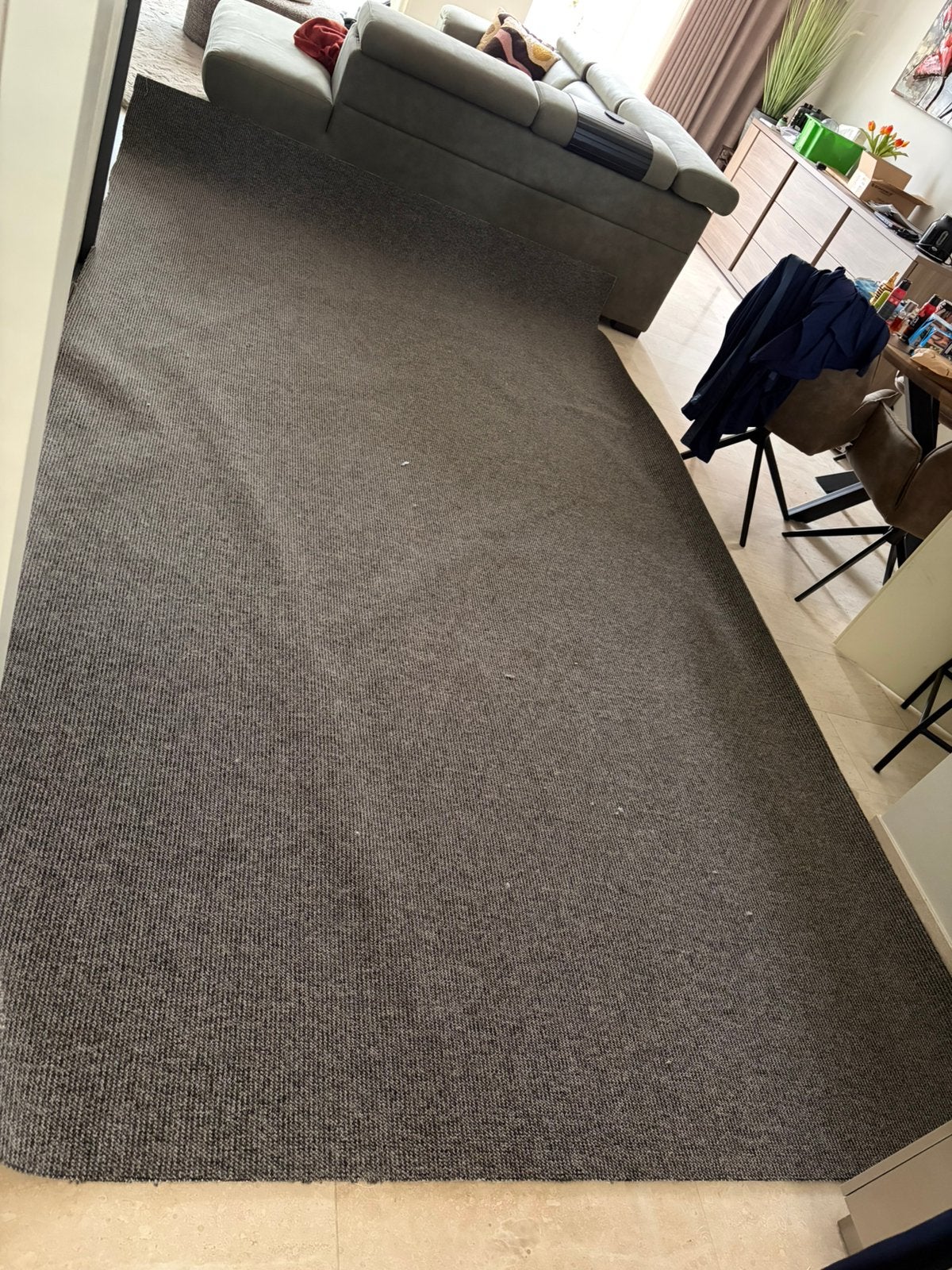 Tapijt Kwantum "Silverton Taupe" – 4,00m x 2,10m (nieuw), Ophalen, 200 cm of meer, Rechthoekig, Nieuw