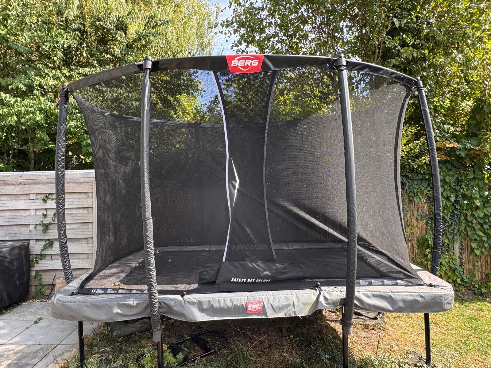 BERG Trampoline Ultim 330x220 incl Safetynet Deluxe Nieuw!, Ophalen, Gebruikt