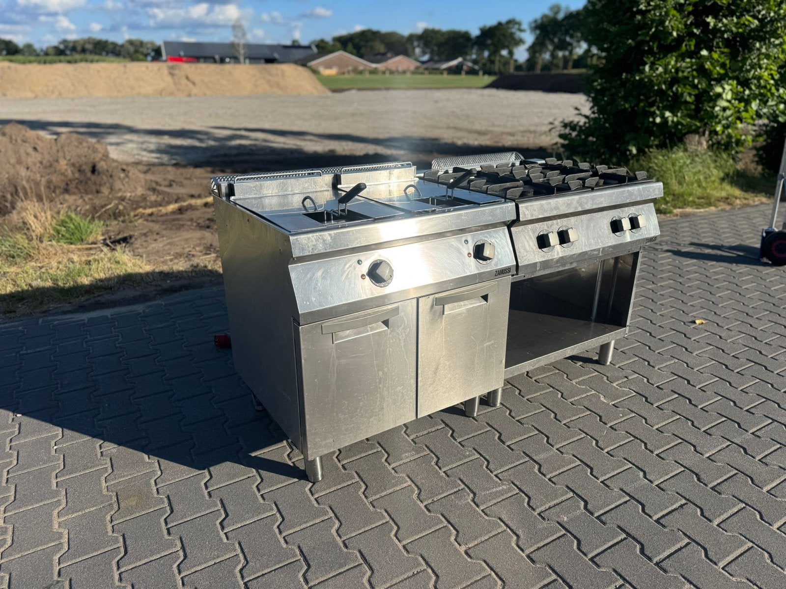 Professionele Frituur en Fornuis, Ophalen of Verzenden, Gebruikt, Fornuis, Frituur en Grillen