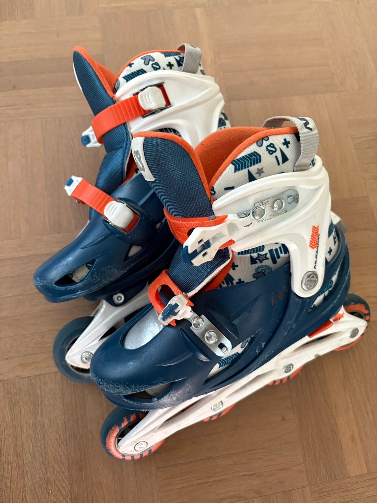Nijdam verstelbare inline skates, maat 33-36, Sport en Fitness, Schaatsen, Ophalen, Gebruikt, Overige typen, Nijdam