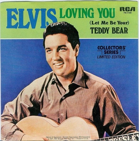 Elvis Presley – Loving You / (Let Me Be Your) Teddy Bear, Cd's en Dvd's, Vinyl Singles, Ophalen of Verzenden, Zo goed als nieuw