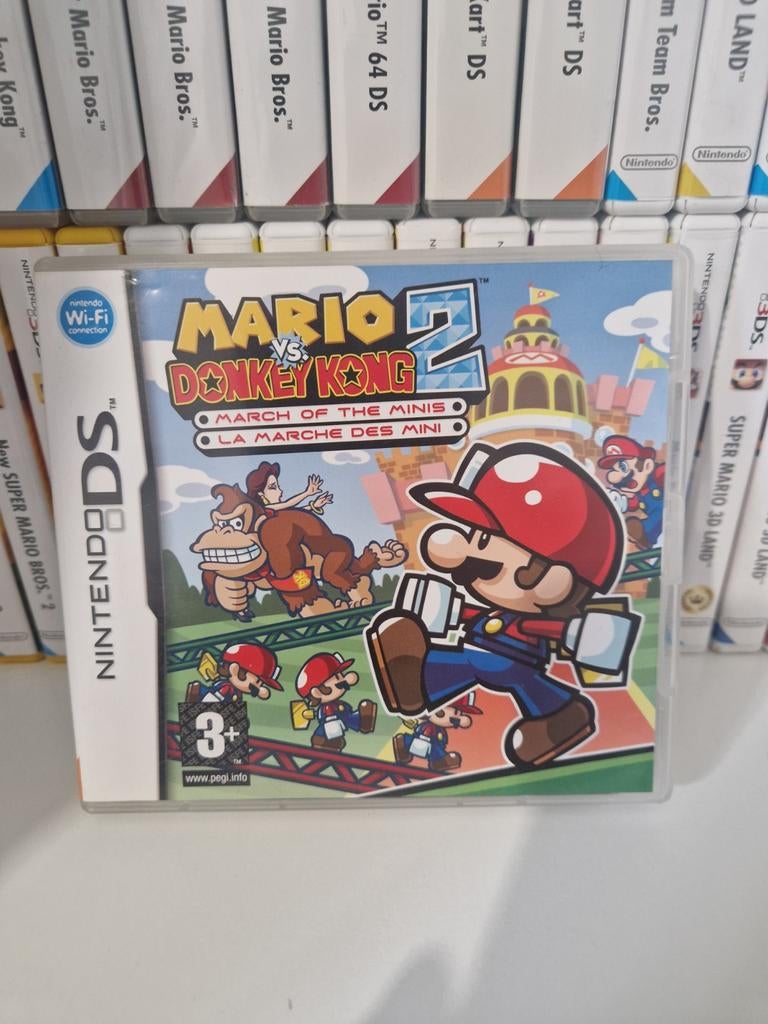 Mario vs. Donkey Kong 2: March of the Minis (Nintendo DS), Spelcomputers en Games, Nintendo, Online, Puzzel en Educatief, 1 speler