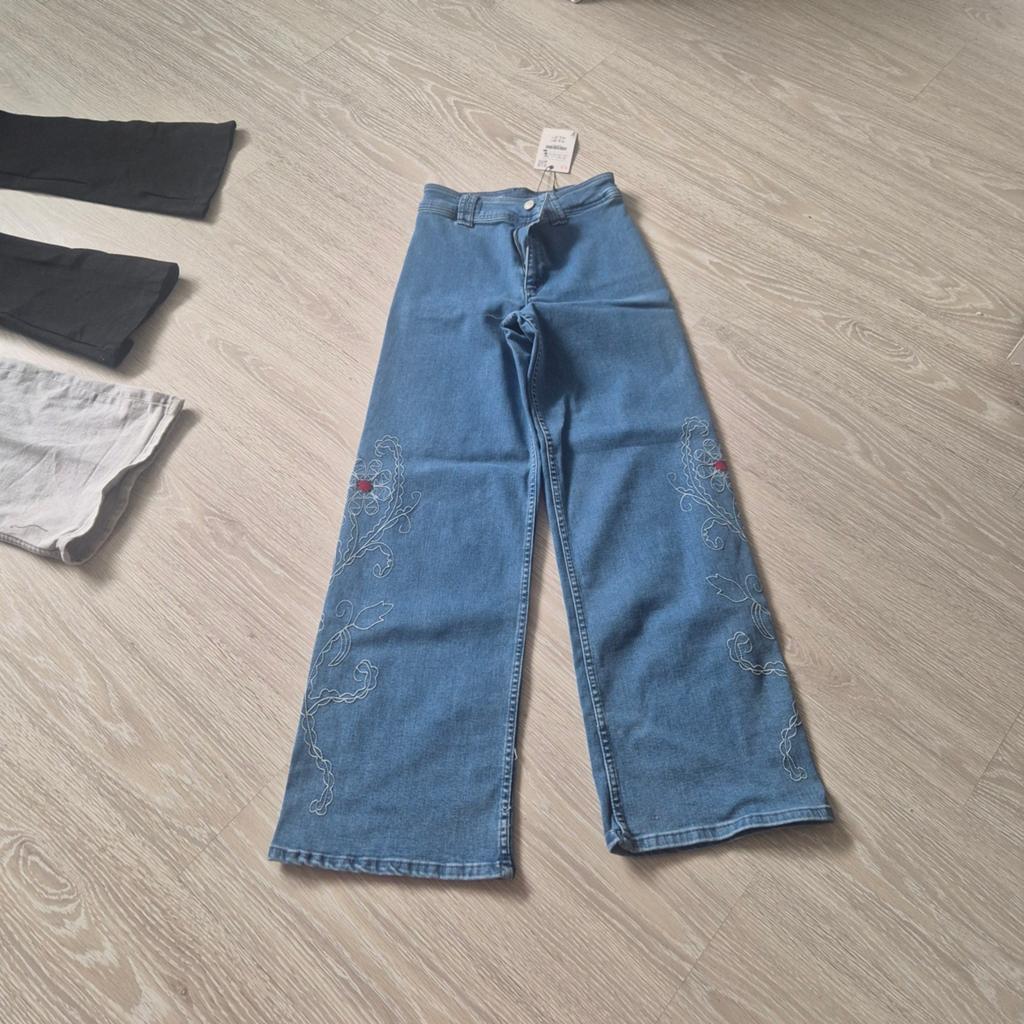 Meisjes broek maat 164, Kleding | Dames, Spijkerbroeken en Jeans, Ophalen of Verzenden, Zo goed als nieuw, Blauw, W27 (confectie 34) of kleiner