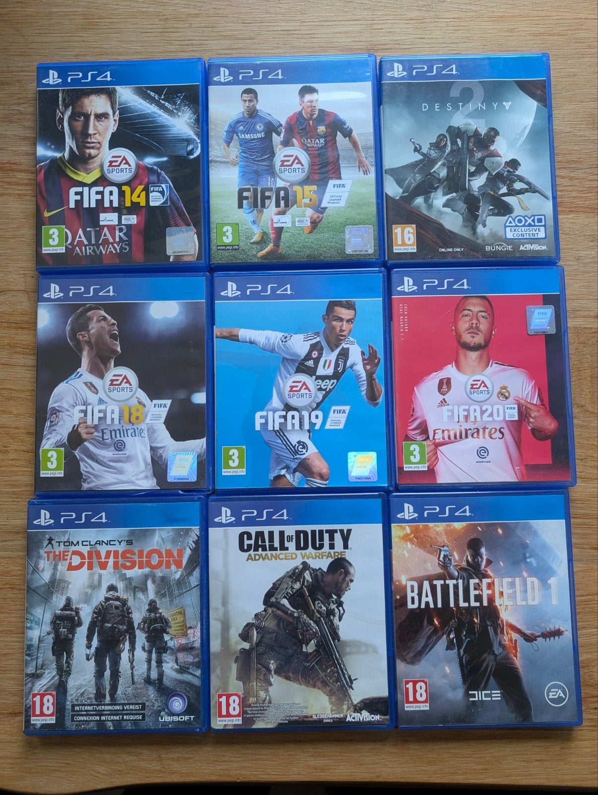PS4 Games Bundel: FIFA, Destiny, The Division, Call of Duty, Online, Gebruikt, Vanaf 18 jaar, Ophalen of Verzenden