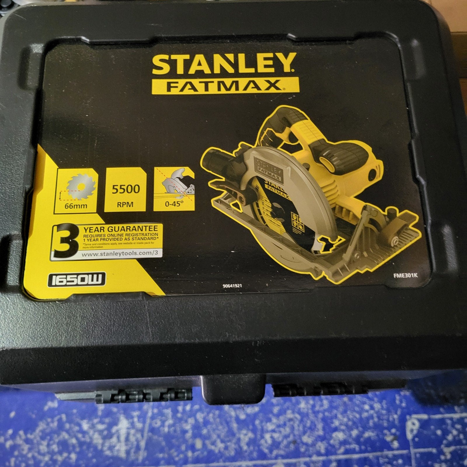 Stanley Cirkelzaag Fatmax FME301 in koffer, Ophalen