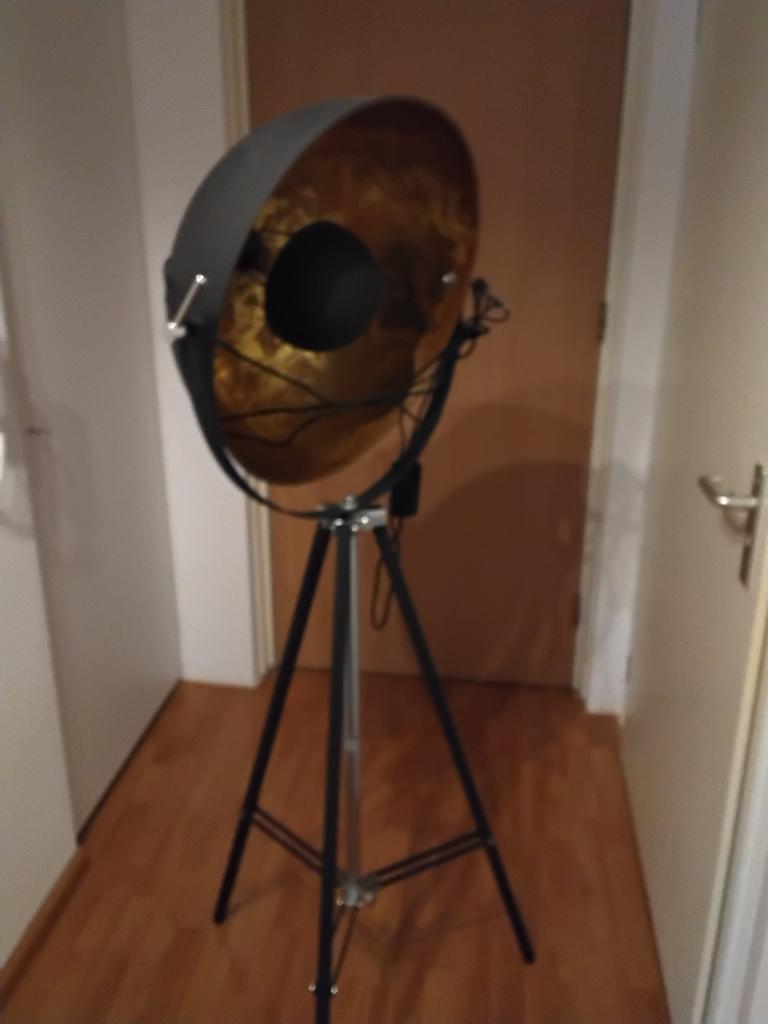 Staande lamp, Huis en Inrichting, Lampen | Vloerlampen, Ophalen, Gebruikt, Metaal, Modern