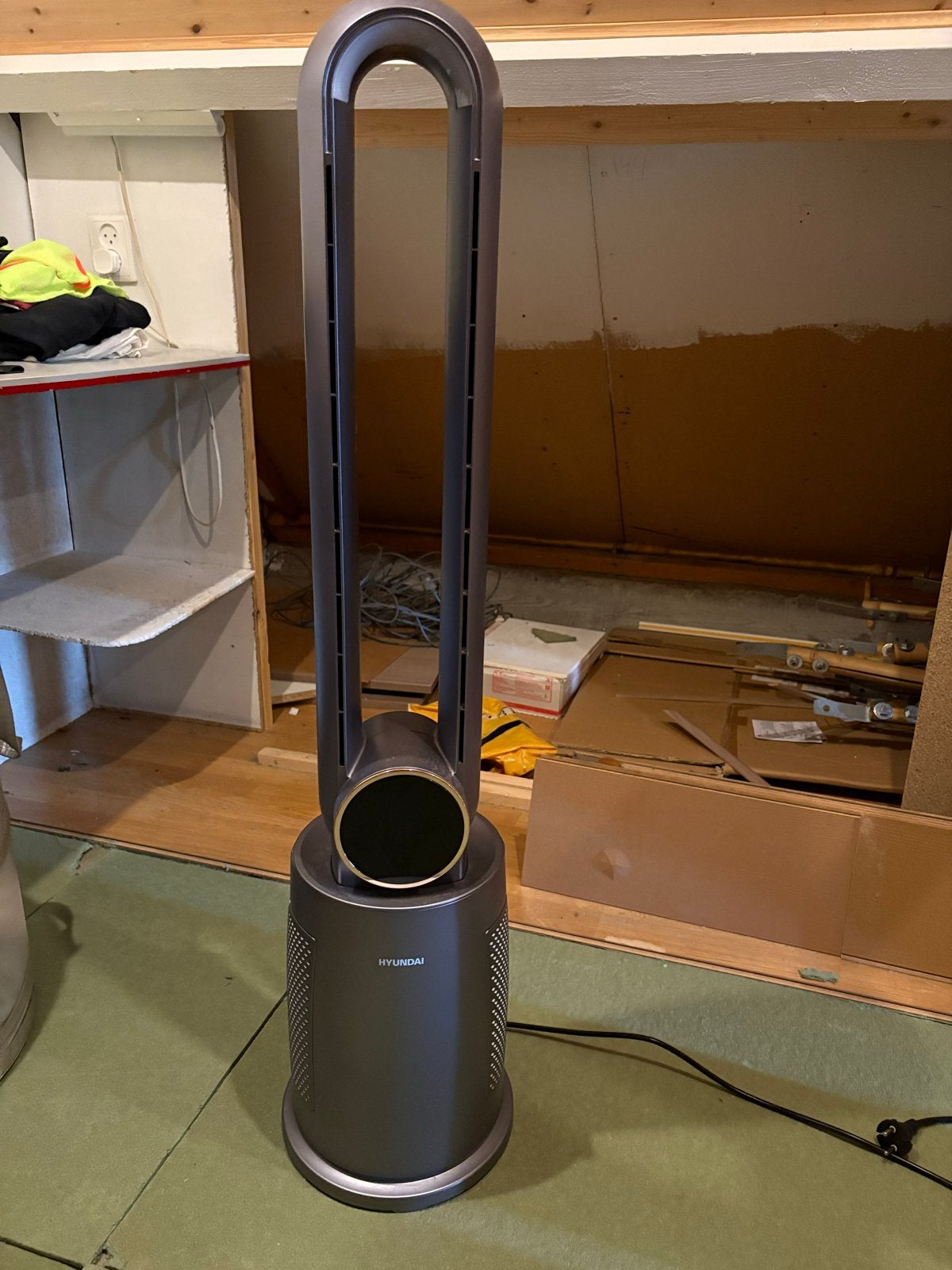 Hyundai Bladeless Fan Pro - Stijlvolle Torenventilator, Ophalen of Verzenden, Gebruikt, Torenventilator