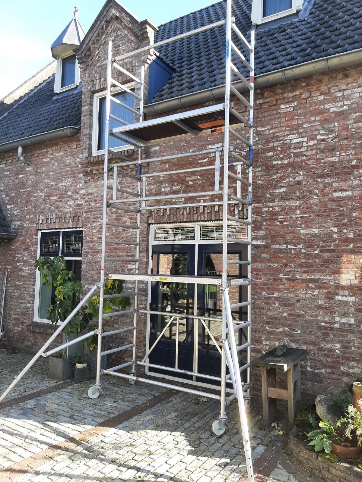 Nette professionele kamersteiger / rolsteiger, Doe-het-zelf en Verbouw, Ophalen, Rolsteiger of Kamersteiger, 5 meter of hoger