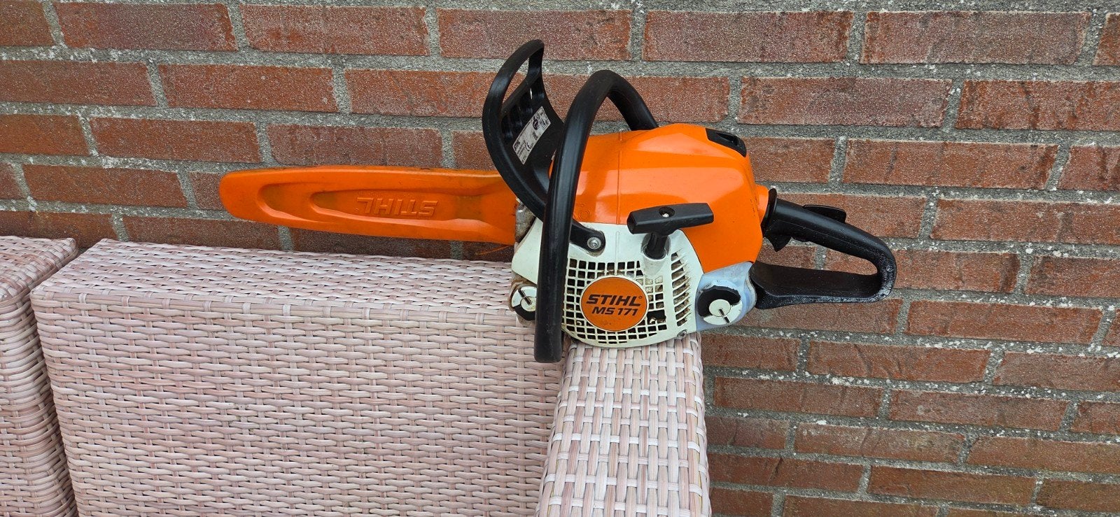 Stihl Ms171 benzine kettingzaag, Tuin en Terras, Ophalen, Gebruikt, Overige soorten, Dolmar /Stihl / Husqvarna