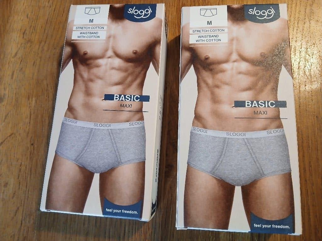 Nieuw 2x sloggi herenslip grijs maar M of 5, Kleding | Heren, Ondergoed, Ophalen of Verzenden, Grijs, Sloggi, Slip