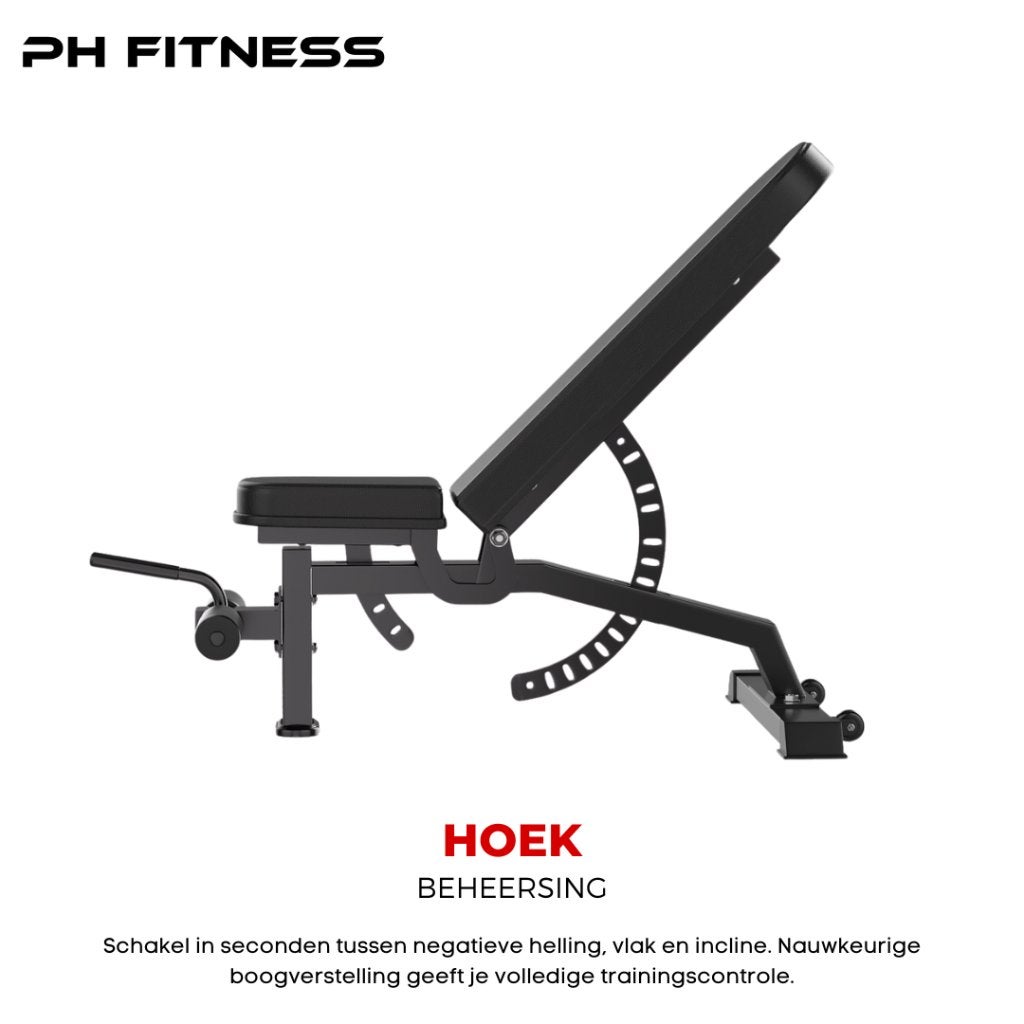PH Fitness Heavy Duty Verstelbare Fitnessbank, PH Fitness, Nieuw, Ophalen of Verzenden, Info@phfitness.nl