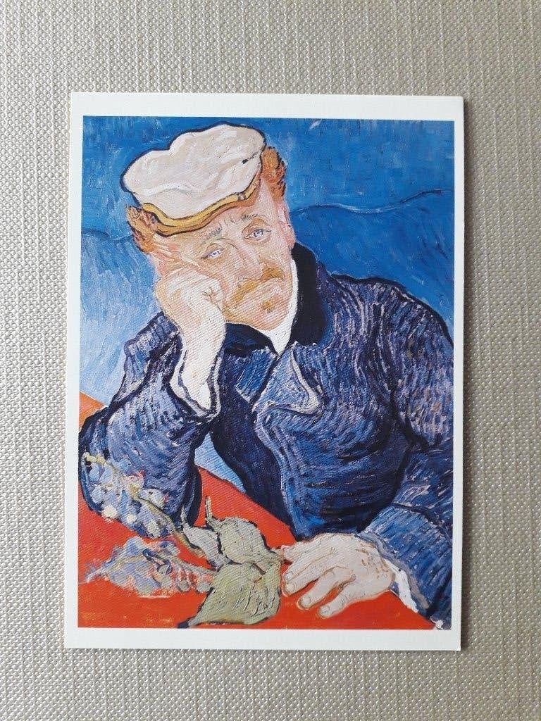 Vincent van Gogh 3 kaarten in kleur grootformaat, Ophalen, 1980 tot heden, Ongelopen, Overige thema's