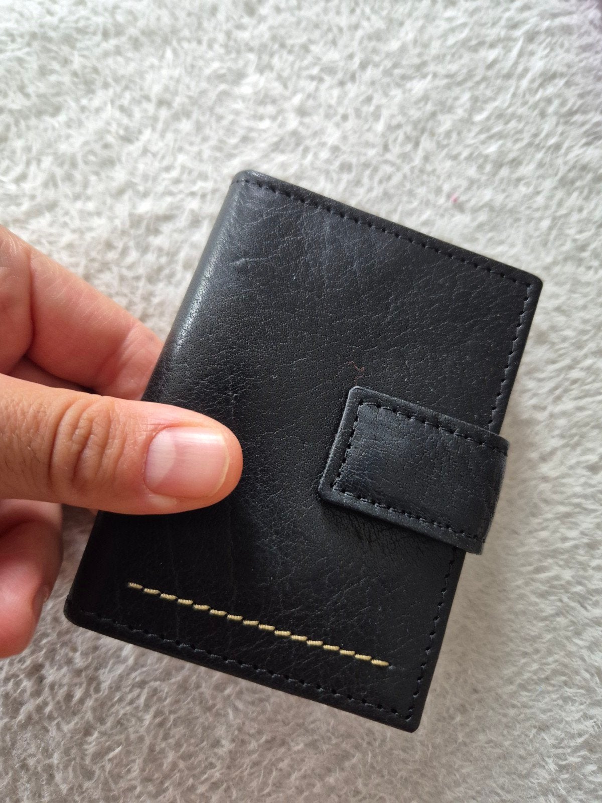Zwart kaartenmapje / pasjeshouder, Overige merken, Gebruikt, Zwart, Ophalen of Verzenden