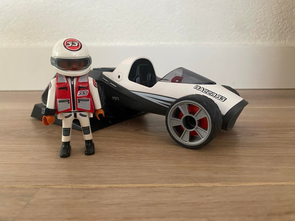 Playmobil 5173 Rocket Racer met opwindmotor en lanceerbasis, Ophalen of Verzenden, Gebruikt