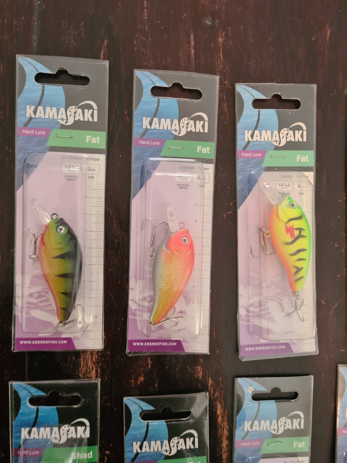 8x Kamasaki hard lures / pluggen, Nieuw, Ophalen of Verzenden, Kamasaki, Kunstaas