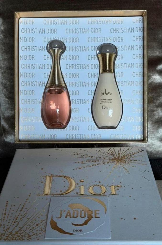 Dior J’adore in Joy edt & bodylotion full size in cadeaudoos, Ophalen of Verzenden, Nieuw