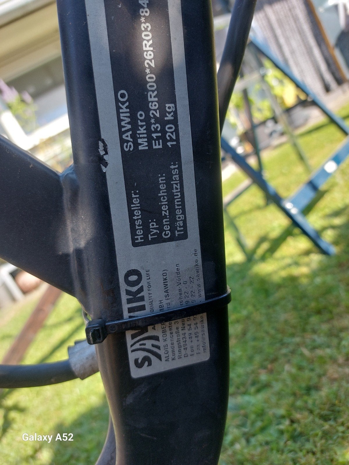 fietsendrager voor camper, Ophalen
