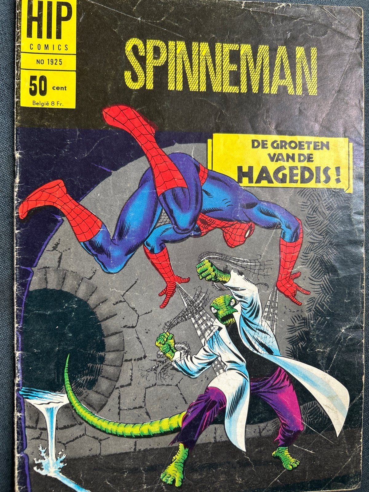 Spinneman - De Groeten van de Hagedis! (HIP Comics), Eén stripboek, Ophalen of Verzenden, Gelezen