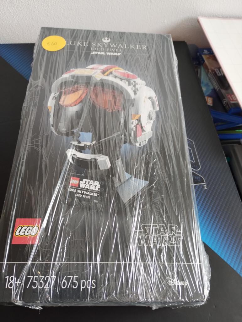 LEGO Star Wars Luke Skywalker (Red Five) Helm 75327, Ophalen of Verzenden, Zo goed als nieuw