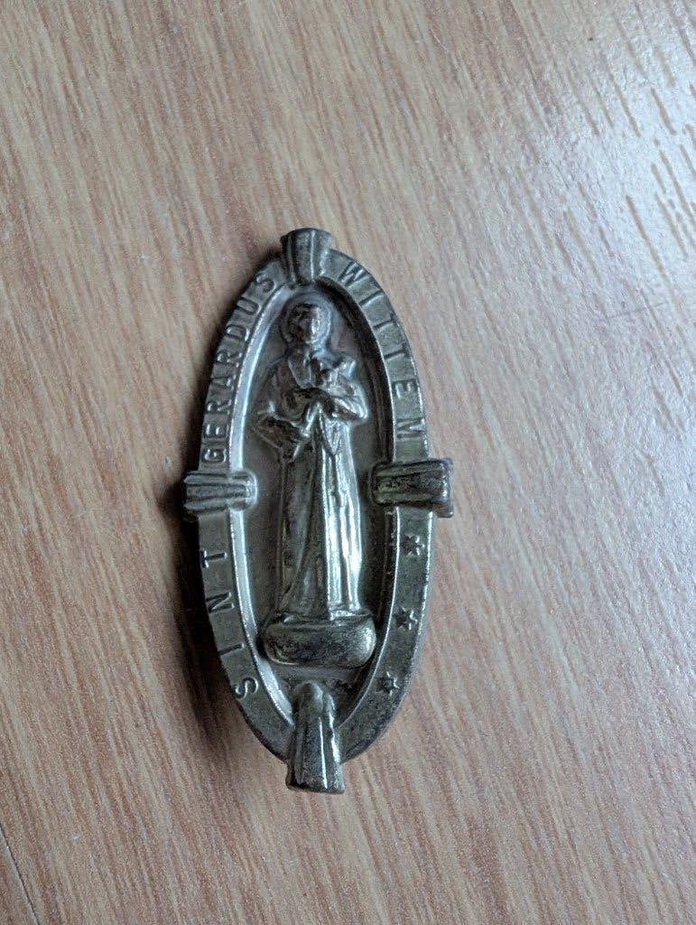 Sint Gerardus Wittem Speldje Ovaal, Ophalen of Verzenden, Gebruikt, Overige onderwerpen