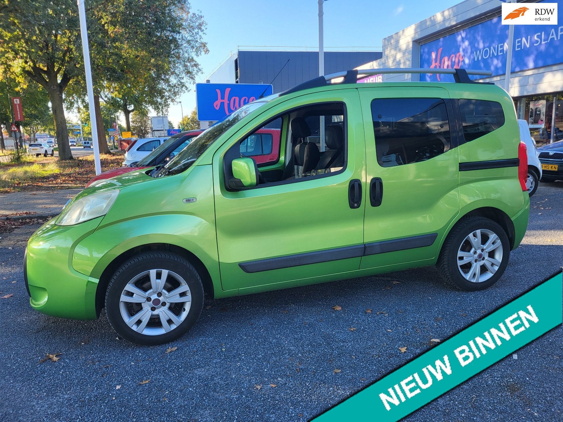 Fiat Qubo 1.4 Dynamic,AIRCO,DISTR.VERVANGEN,NWE APK, Auto's, Voorwielaandrijving, Dealer onderhouden, 4 cilinders, 400 kg