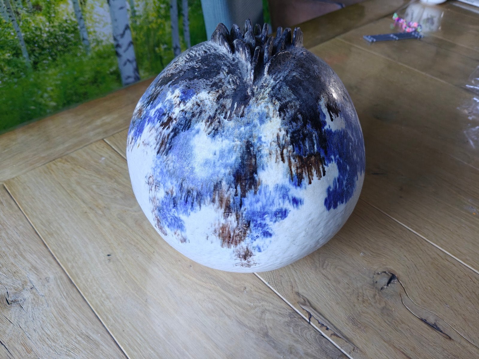 keramische bolsculptuur Jan Brongers, Antiek en Kunst, Ophalen of Verzenden