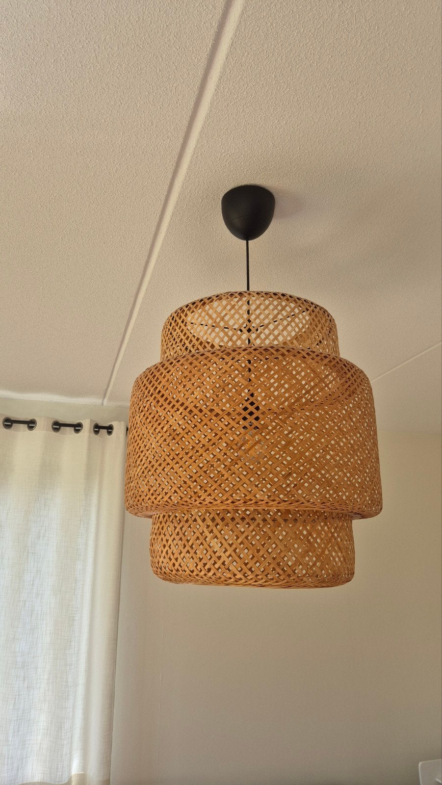 bamboe Sinnerlig lamp groot, Ophalen of Verzenden
