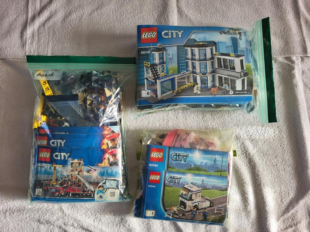 Lego City Sets - Politie & Brandweer, Ophalen, Gebruikt, Losse stenen, Lego