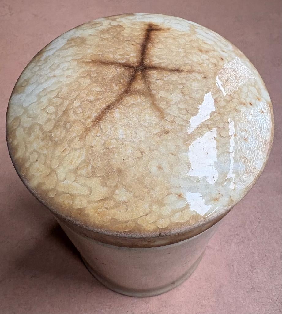 Oude aardewerk trommel / pot, Ophalen of Verzenden
