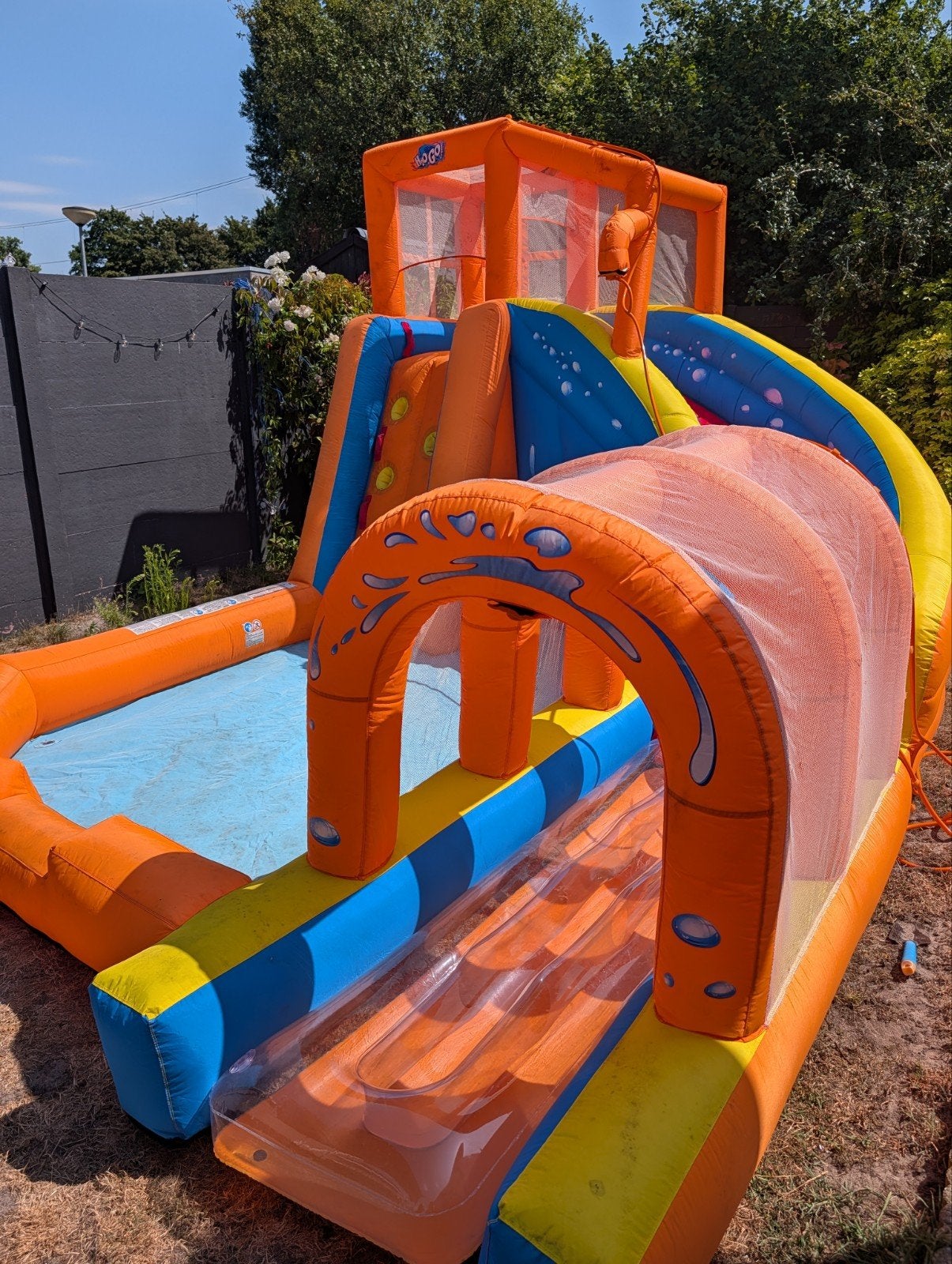 H20GO waterpark met glijbaan en zwembad, Ophalen, Gebruikt