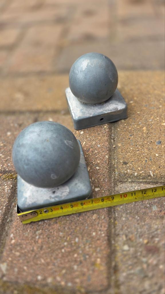 2 x Paal afdekkap, Ophalen, Hout, Minder dan 3 meter, 1 tot 2 meter