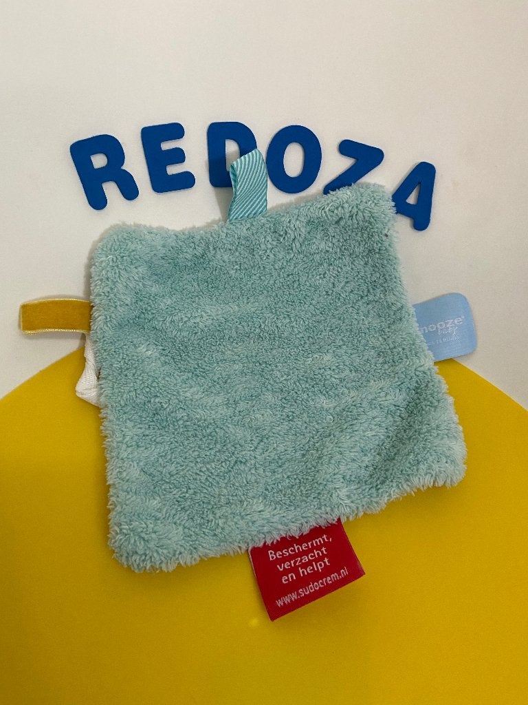 K2525 Snoozebaby snooze baby sudocrem doekje groen, Kinderen en Baby's, Speelgoed | Knuffels en Pluche, Ophalen of Verzenden, Zo goed als nieuw