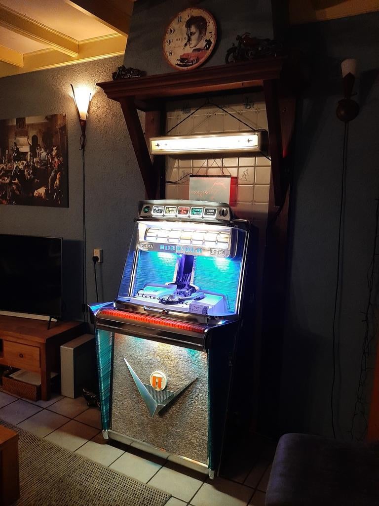 Rock-Ola Jukebox - Tempo 1 200 select, Ophalen, Gebruikt, 1950 tot 1960, Rock Ola