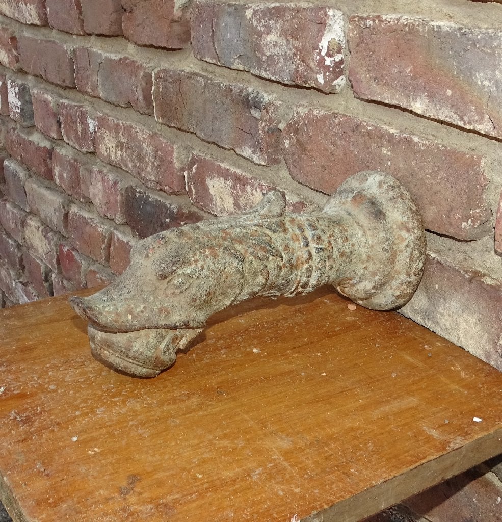 antieke gietijzeren kraan van water Fontijn, Antiek en Kunst, Ophalen