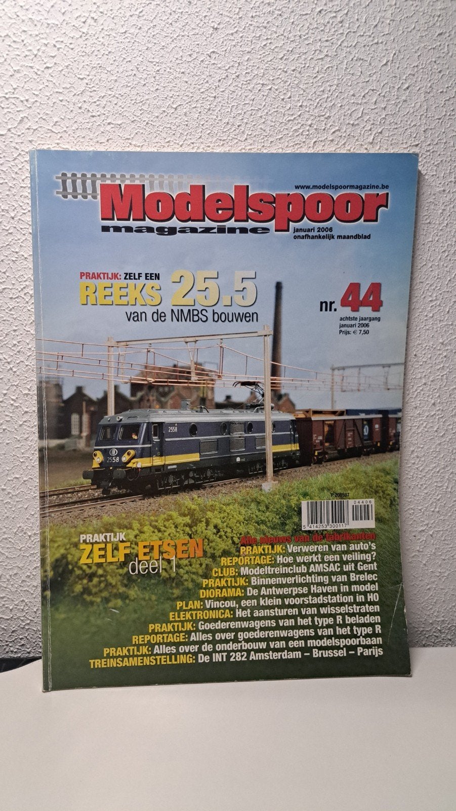 Modelspoor Magazine Januari 2006 Nr.44, Ophalen of Verzenden, Zo goed als nieuw, Boek, Tijdschrift of Catalogus