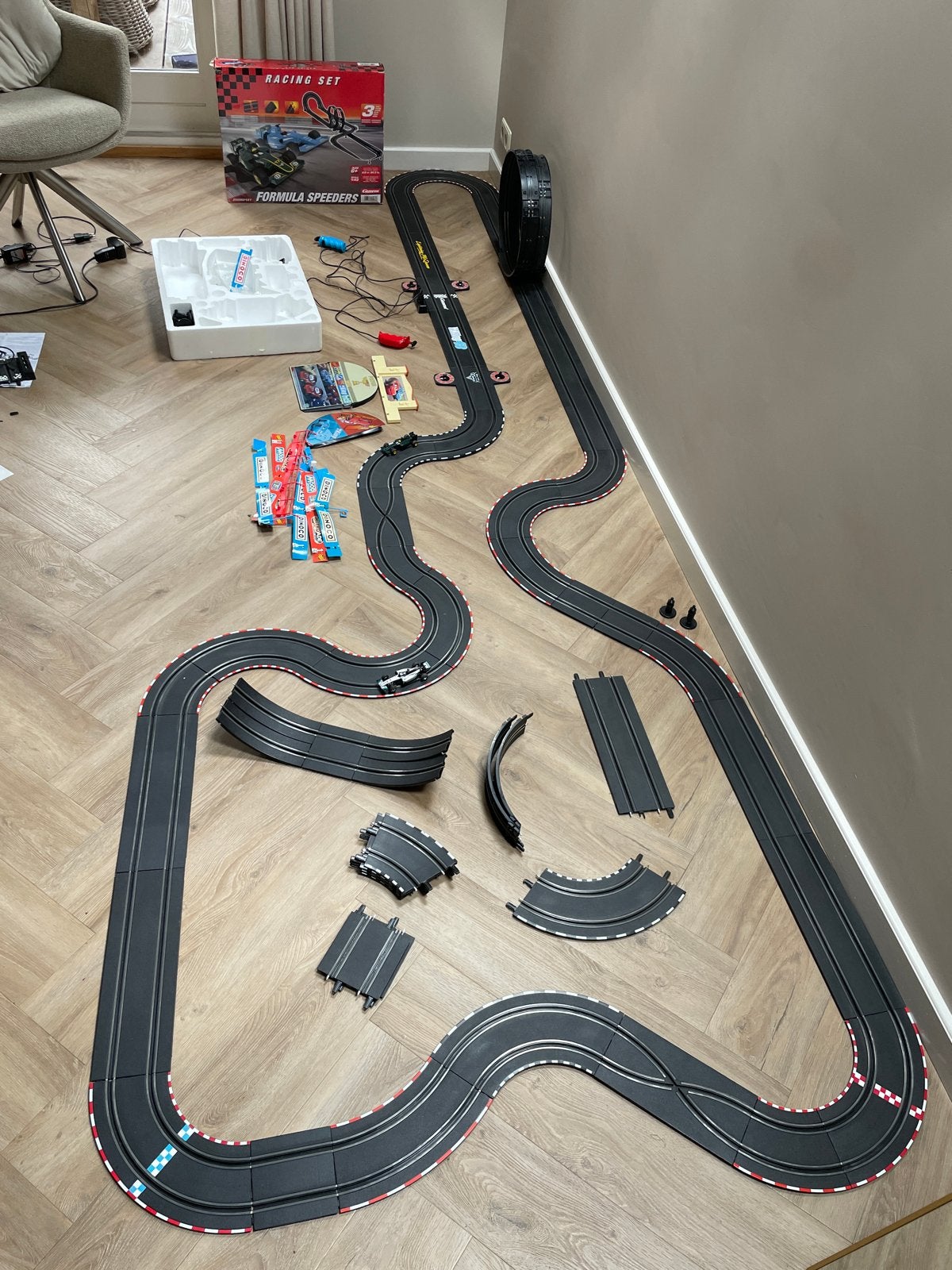 2x Carrera Racebaan Formula Speeders Racing Set Cars, Onderdelen, Carrera, Nieuw, Ophalen of Verzenden