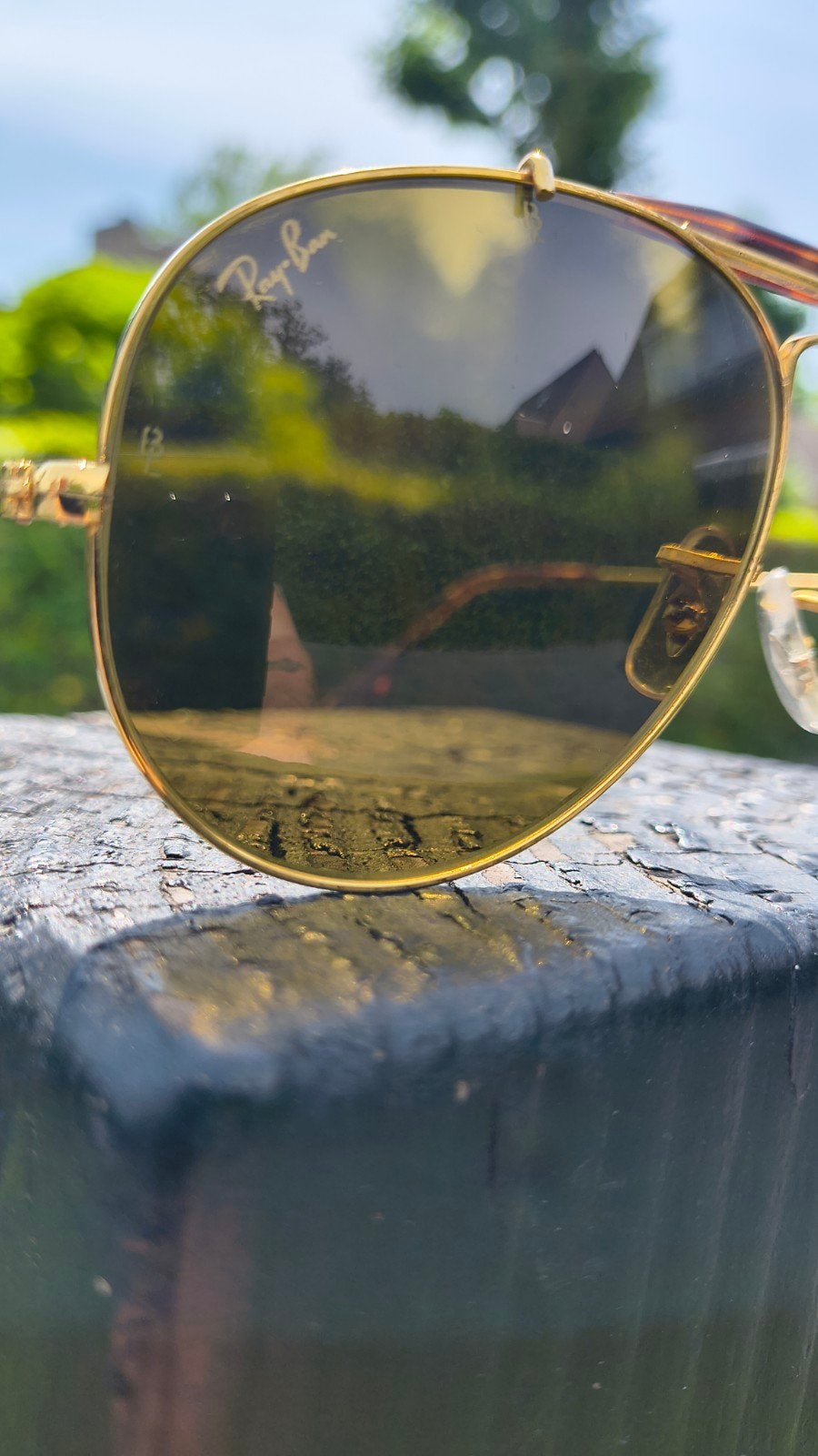 Rayban B&L USA 2X Outdoorsman TORTUGA DUBBELE B&L etsing, Ophalen of Verzenden, Nieuw, Ray-Ban