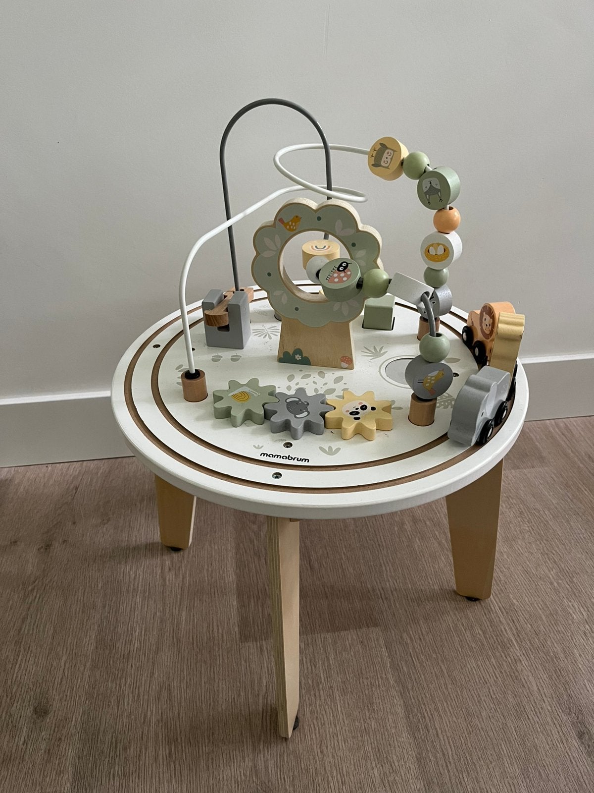 Mamabrum Activiteiten Tafel - Houten Speeltafel voor Baby's, Ophalen, Gebruikt, Overige typen
