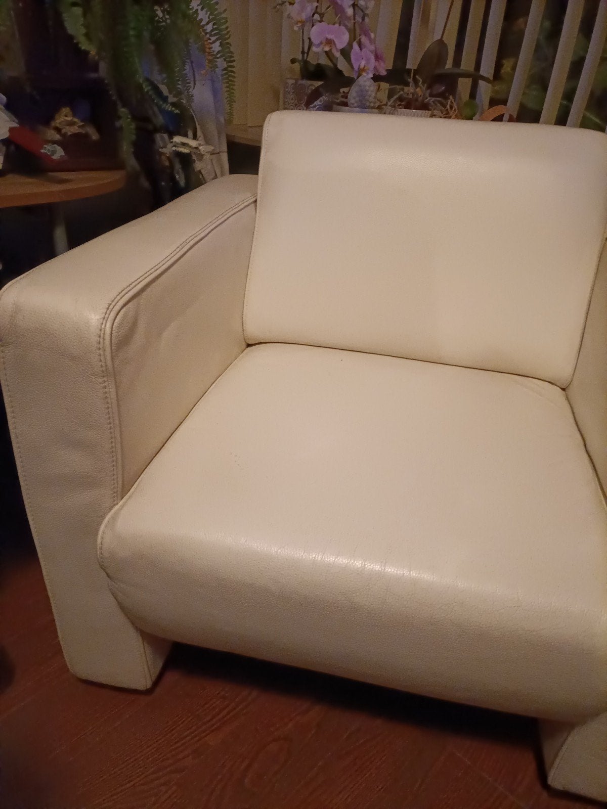 Fauteuiel, Huis en Inrichting, Banken | Sofa's en Chaises Longues, Ophalen, Eenpersoons, Leer, Minder dan 150 cm