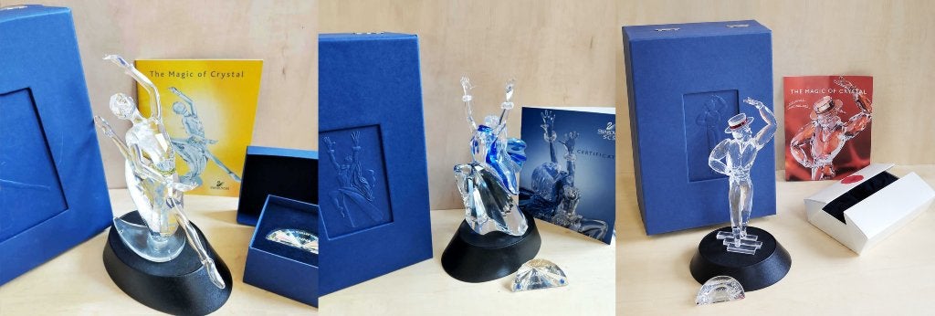 Swarovski Magic of Dance COMPLETE trilogie 2002/2004, Ophalen of Verzenden, Zo goed als nieuw, Figuurtje